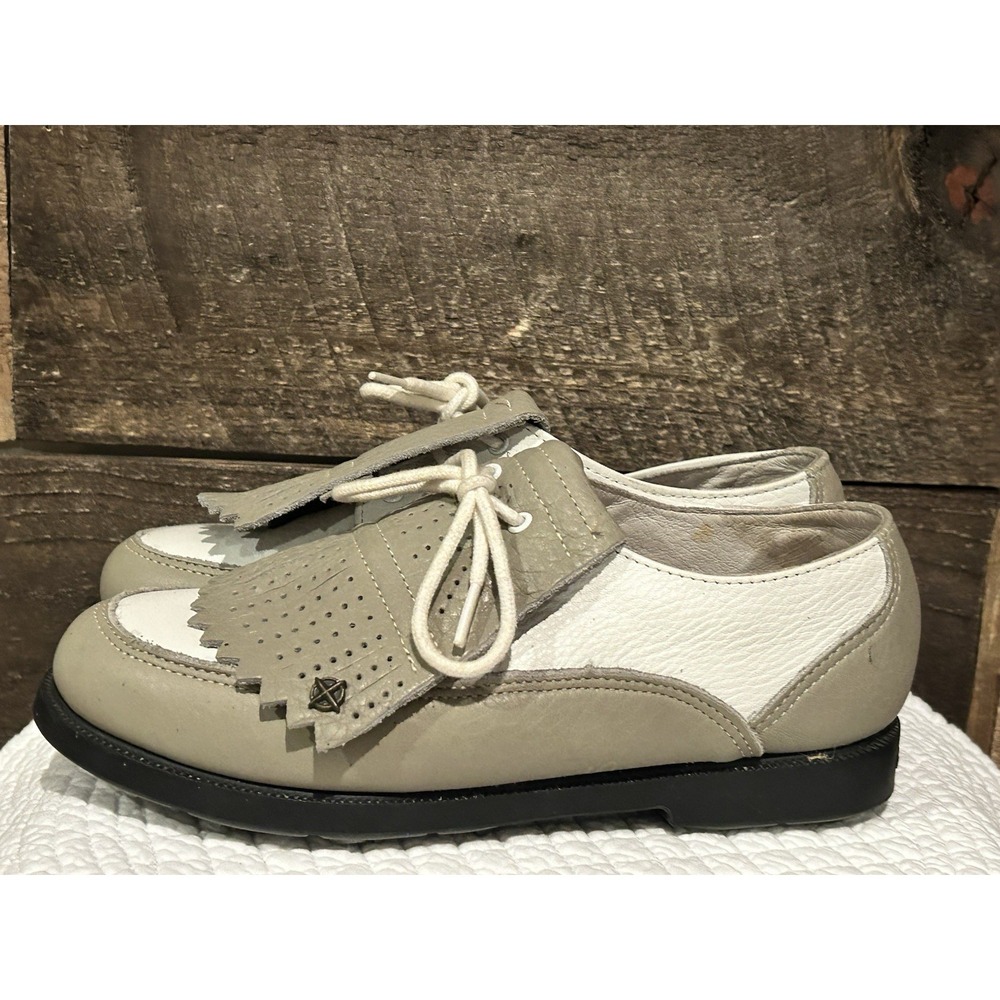 Eastland Women's Golf Shoes NAPLES WHITE W/MOSS  6.5‎ #1055L